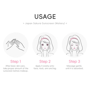 Laikou SPF50 Sakura Facial Sunscreen Cream