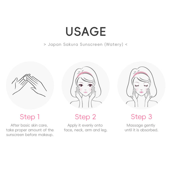 Laikou SPF50 Sakura Facial Sunscreen Cream