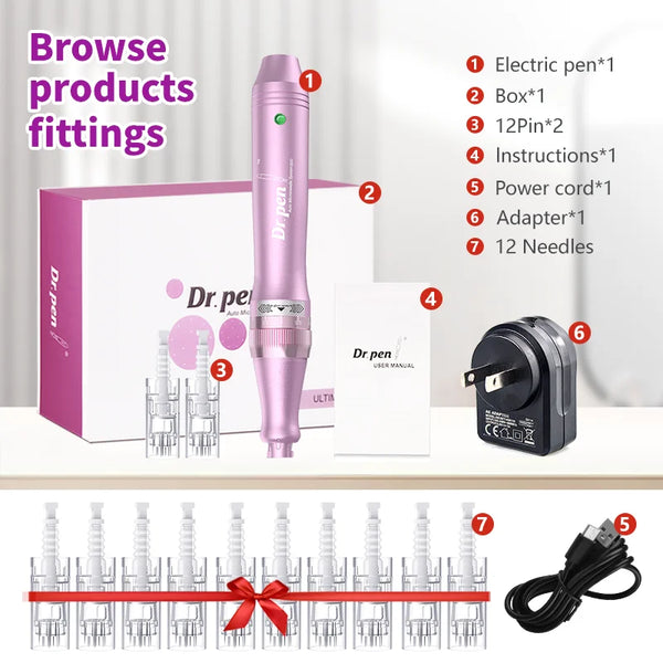 Dr. Pen Ultima M7: Professional Wireless Electric Derma Pen Kit