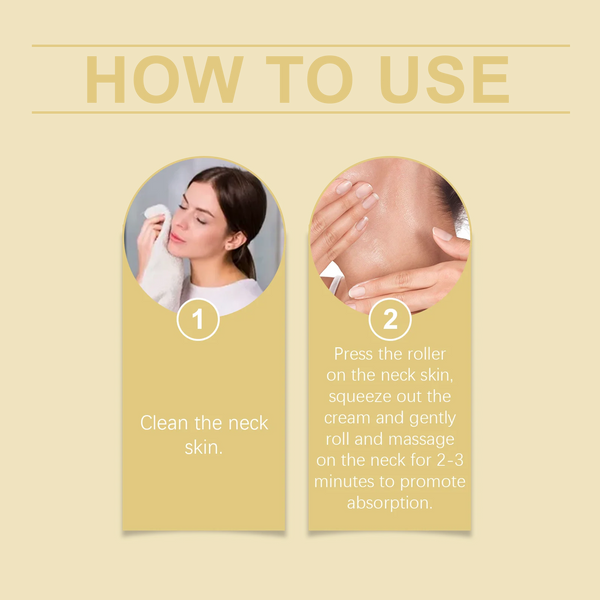 AH-8 Neck Firming Cream with Roller – Lifting & Moisturizing