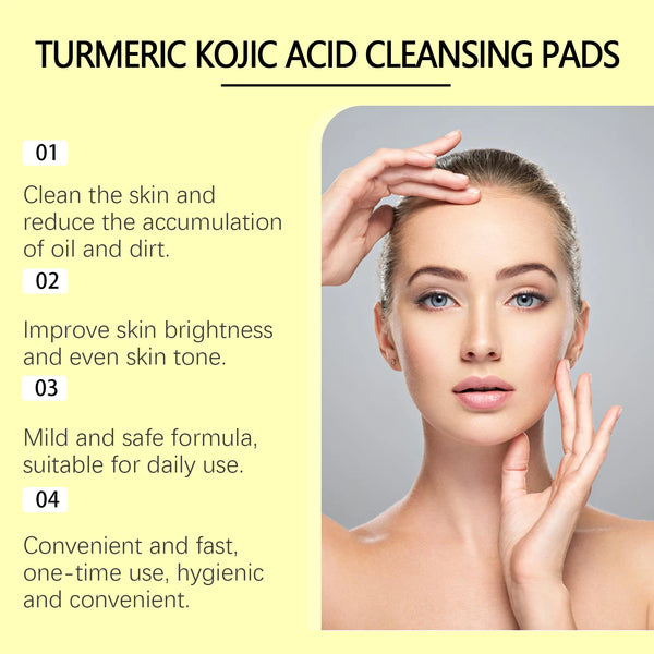 Turmeric Kojic Acid Cleansing Pads
