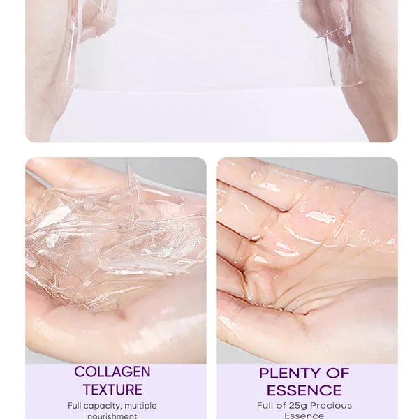 Collagen Anti Wrinkle Facial Mask Anti Aging Fade Fine Lines Firm Skin Moisturizing Brightening Smooth SkinCare Korean Cosmetics