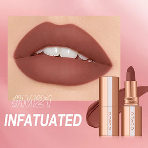 O.TWO.O Matte Lipstick Long Lasting Waterproof Lip Stick Smudge-free Classic Highly Pigmented Velvet Finish Lip Tint Makeup