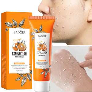 Orange Exfoliating Peeling Gel Facial Scrub Moisturizing Nourish Repair Scrubs Blackhead Removal Face Cleanser Korean Cosmetics