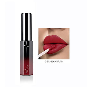 Pudaier Semi Matte Liquid Lipstick Lips Makeup Half Moisturizing Lip Gloss Makeup Cosmetics Moisturizer Lipgloss Make up Batom