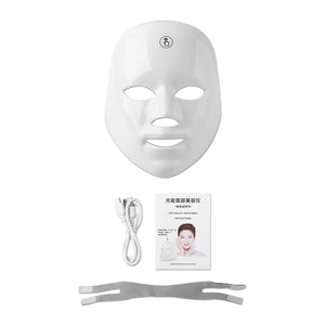 Rechargeable 7-Color LED Facial Mask – Skin Rejuvenation & Lifting