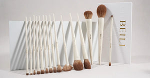 BEILI 12/15-Piece Professional Makeup Brush Set – Vegan & Premium