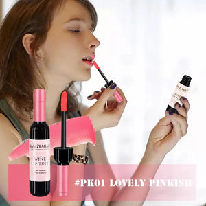 Lipstick Wine Lip Stain Baby Pink Lipgross Matte Liquid Lip Glaze Long Lasting Waterproof Lip Stain Nonstick Cup Lipstick