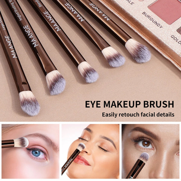 MAANGE 20-Piece Pro Makeup Brush Set – Double-Ended & Multi-Purpose