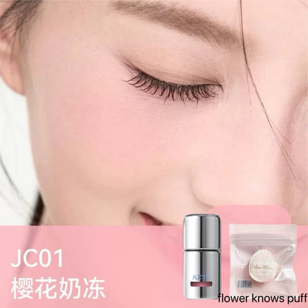 AZTK Liquid Blusher Jello Color Powder JC04  Moisturizing Highlight Beauty Expands Contracts Cheek Matte Face Makeup