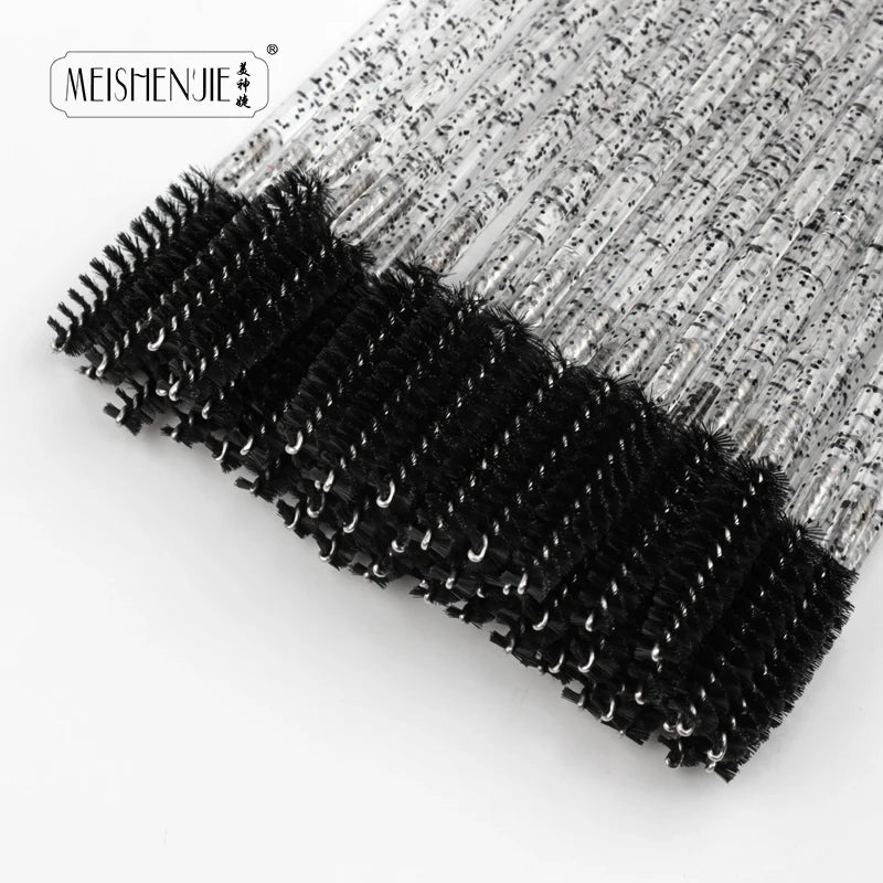 Crystal Mascara Wands – Eyelash & Eyebrow Brush Spoolies (5/50 pcs)