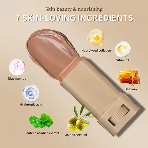Balm Serum Stick Foundation – Moisturizing & Even Skin Tone