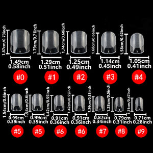 120PCS- Semi-frosted short almond clear fake nails, whitening nail art set with removable fake nails for festivals, parties, dat