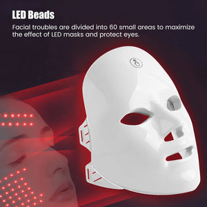 Rechargeable 7-Color LED Facial Mask – Skin Rejuvenation & Lifting