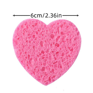 10Pcs Cellulose Face Sponges Compressed Facial Cleansing Massage Tools Pore Exfoliating Makeup Removal Spa Quality