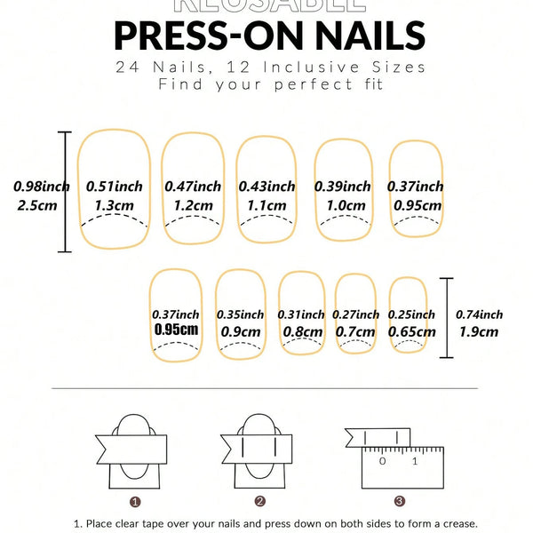 24pcs Coffin Shaped Fake Nails +1 Nail File +1 Jelly 24pcs Coffin Shaped Fake Nails +1 Nail File +1 Jelly