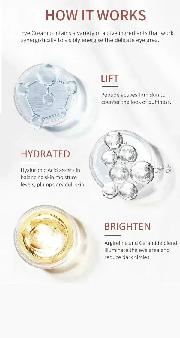 Remove Eye Bag Cream Anti Wrinkle Anti Dark Circle Eye Cream Repair Skin Damage Moisturizing Eye Bags Eyes Skin Care