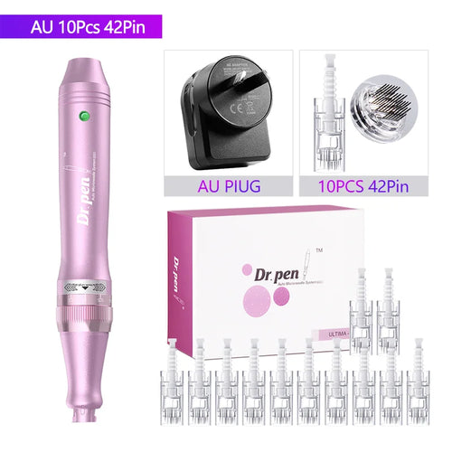 Authentic Dr. Pen Ultima M7 10 Pcs Needles Multi-function Facial Mesotherapy Micro Skin Wireless Electric Derma Beauty Device