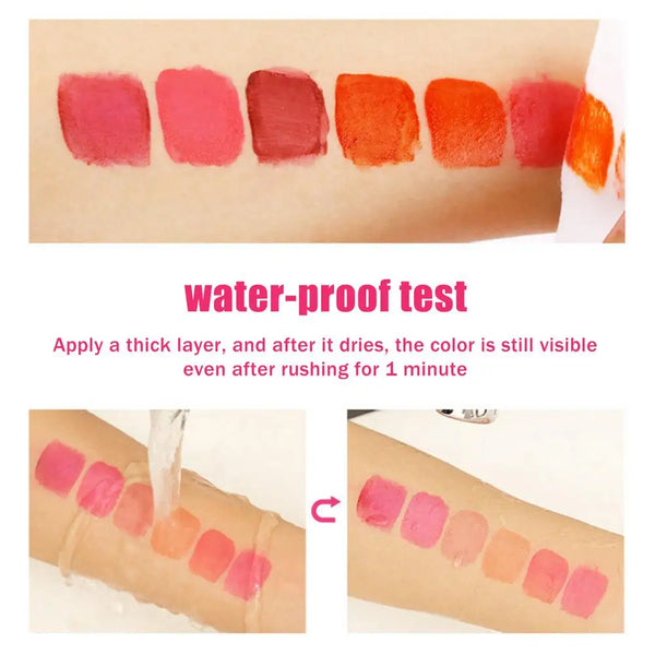 Wine & Baby Pink Matte Liquid Lipstick – Long-Lasting & Waterproof