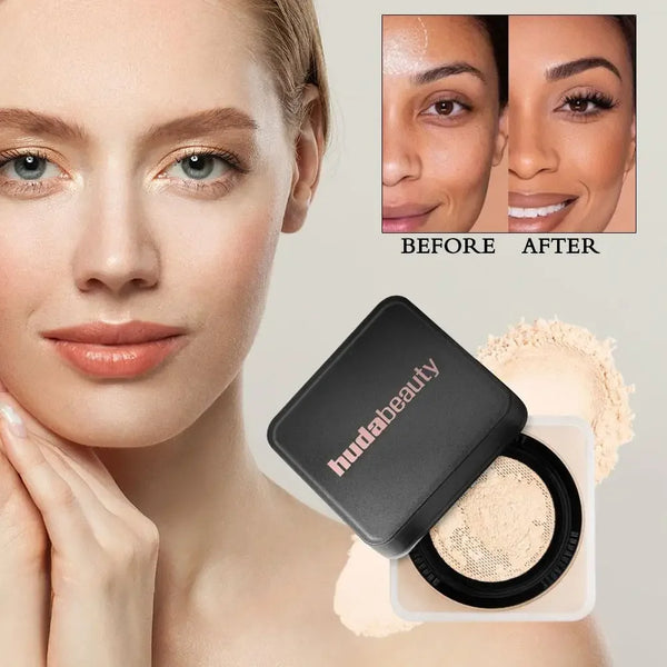 Huda Beauty Loose Baking Setting Powder Long Lasting Oil Control Natural Face Matte Waterproof BrighTening Loose Powder Makeup