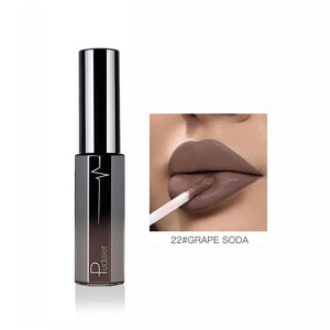 Pudaier Semi Matte Liquid Lipstick Lips Makeup Half Moisturizing Lip Gloss Makeup Cosmetics Moisturizer Lipgloss Make up Batom