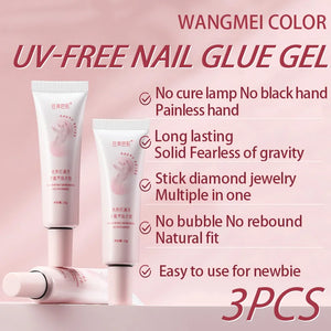PERFECT COLOR,15ml,nail glue,nail stuff,press on nails,nail art,Quick Drying, Semi Solid, Long Lasting, No UV Light Needed