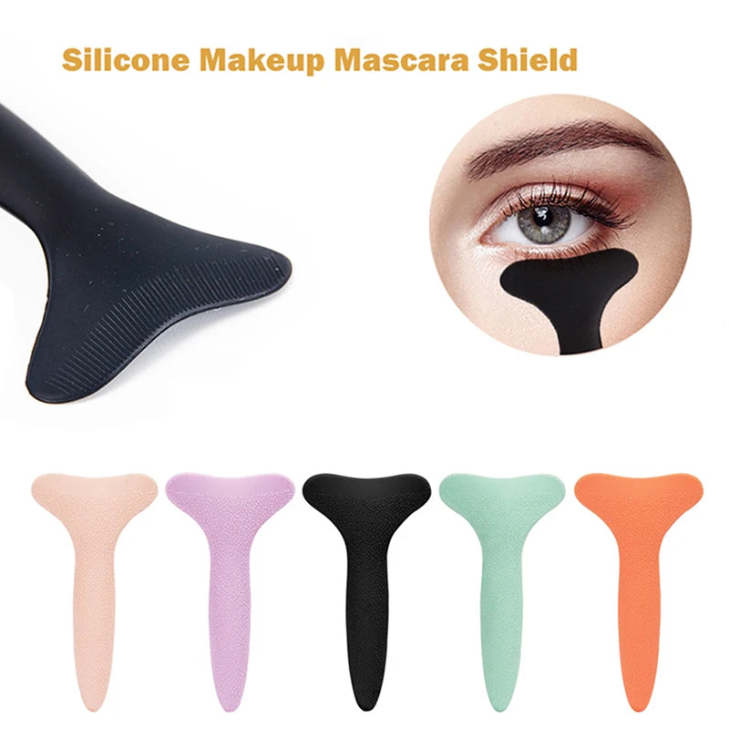 Mascara Shield Silicone Brush – Eyelash & Eyeliner Tool