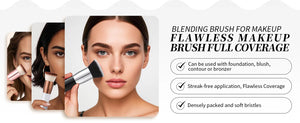 DUcare Foundation Brush Flat Top Kabuki Makeup Brushes Synthetic Hair Liquid Blending Mineral Powder Buffing Stippling Cosmetics