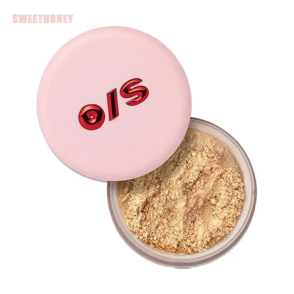 O/S Facial Loose Powder – Long-Lasting & Oil-Control Honey Powder
