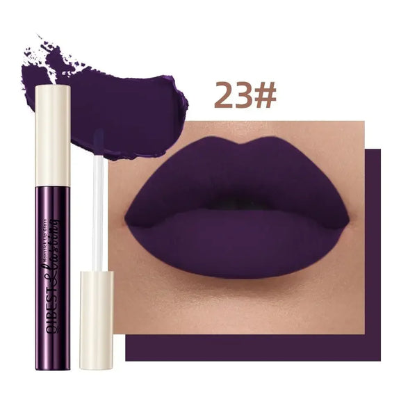 12-Color Waterproof Lipstick – Long-Lasting & Vivid