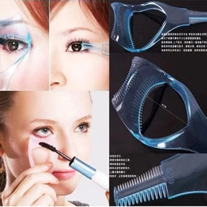 Mascara Shield Guard | Eyelash Makeup Tool Guide Card | Reusable Smudge Protector for Perfect Mascara & Eyeliner Application | B