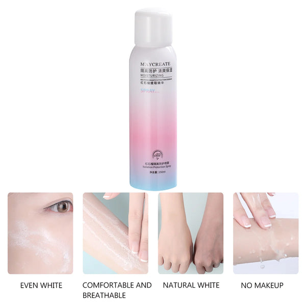 150 Ml Sunscreen Spray Cooling Mist Facial for Cosmetics Face Hydrating