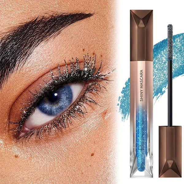 Glitter Sparkling Mascara – Long-Lasting, Waterproof, Smudge-Proof, Pearlescent Flash