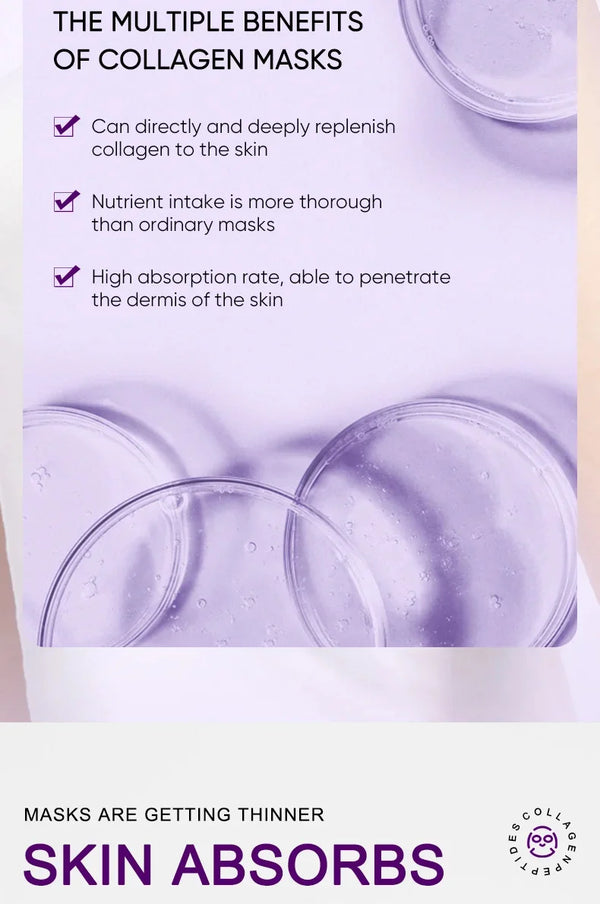 Collagen Anti-Wrinkle Facial Mask – Anti-Aging & Brightening