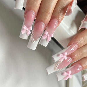 24pcs Coffin Shaped Fake Nails +1 Nail File +1 Jelly 24pcs Coffin Shaped Fake Nails +1 Nail File +1 Jelly