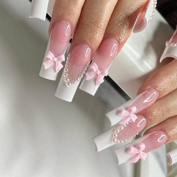 24pcs Coffin Shaped Fake Nails +1 Nail File +1 Jelly 24pcs Coffin Shaped Fake Nails +1 Nail File +1 Jelly