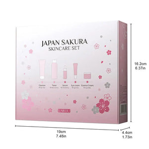 Sakura Skincare Set – Face Cream, Serum, Toner & More