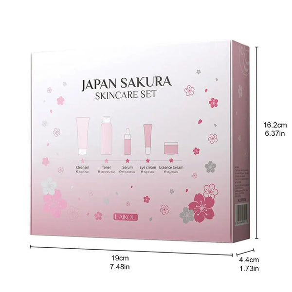 Sakura Skincare Set – Face Cream, Serum, Toner & More
