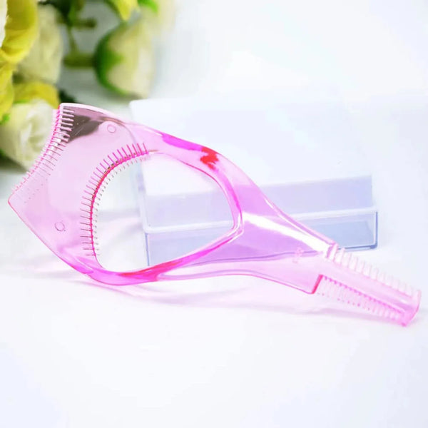 Mascara Shield Guard | Eyelash Makeup Tool Guide Card | Reusable Smudge Protector for Perfect Mascara & Eyeliner Application | B