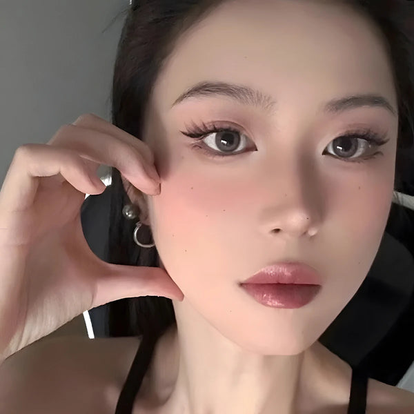 Lipstick red brown lipstick waterproof moisturizing mirror lipstick lip gloss natural long-lasting makeup Valentine's Day gift