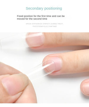 Strong Nail Glue for Acrylic Nail Tips-Fake, Brush On, Quick Dry, Easy Application Durable & Long-Lasting Fast Glue False Nails