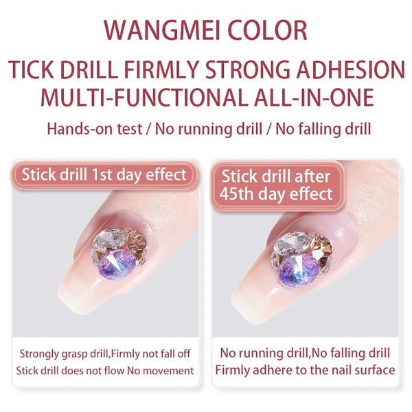 PERFECT COLOR,15ml,nail glue,nail stuff,press on nails,nail art,Quick Drying, Semi Solid, Long Lasting, No UV Light Needed
