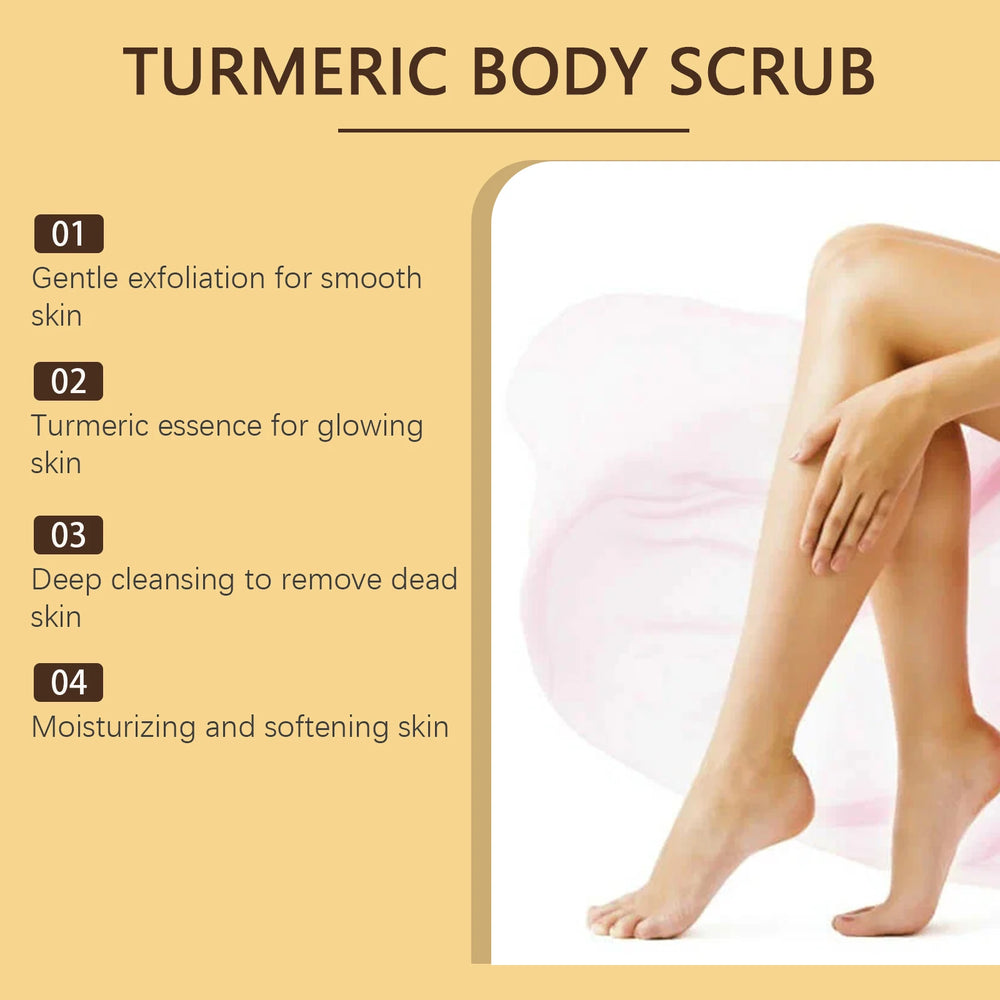 Turmeric Body Scrub – Gentle Exfoliating & Brightening