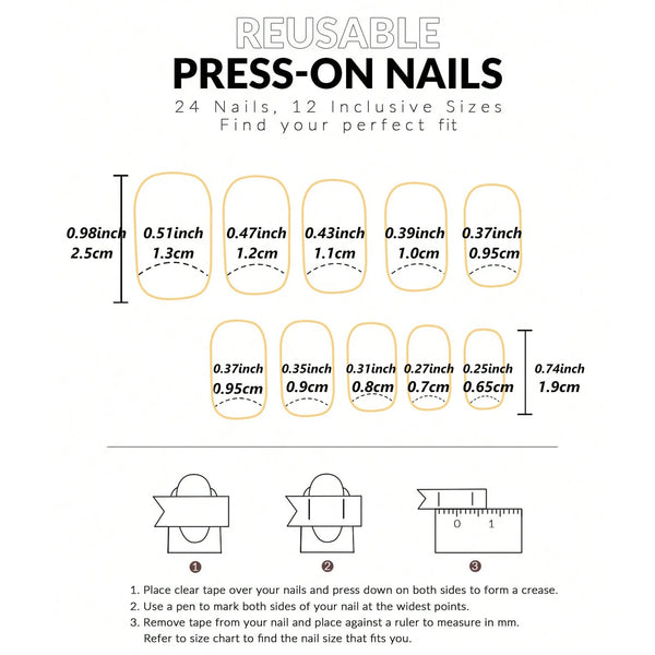 24PCS Halloween Mummy Design Fake Nails Short Square Fake Nails Cute Pressing Nails Full Coverage Halloween Nails
