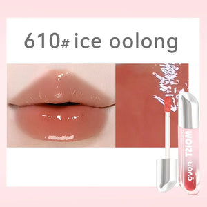 Long-lasting color lipstick, jelly texture lipstick, moisturizing, glossy lip balm, non-greasy, non-fading multi-color lipstick