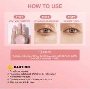Hydrating Brightening Eye Concealer and Contour Cream, Full Coverage, Long-lasting Eye Concealer for Perfect Makeup Look