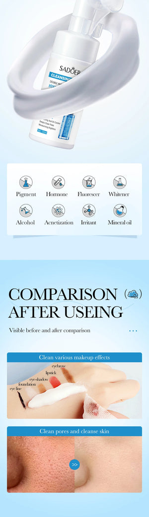 Mossee Facial Cleanser Foam – Hydrating & Moisturizing