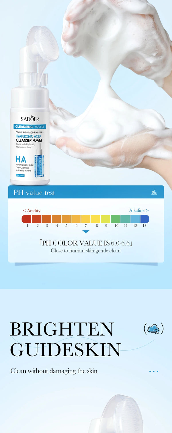 Mossee Facial Cleanser Foam – Hydrating & Moisturizing