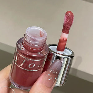 Light-Sensitive Lip Gloss, Long-Lasting Moisturizing and Not Easy to Come Off, Ultra-High Color Payoff, Autumn and Winter Liquid Lipstick, Lip Care, Women's Cosmetics, Valentine's Day, Christmas Gift