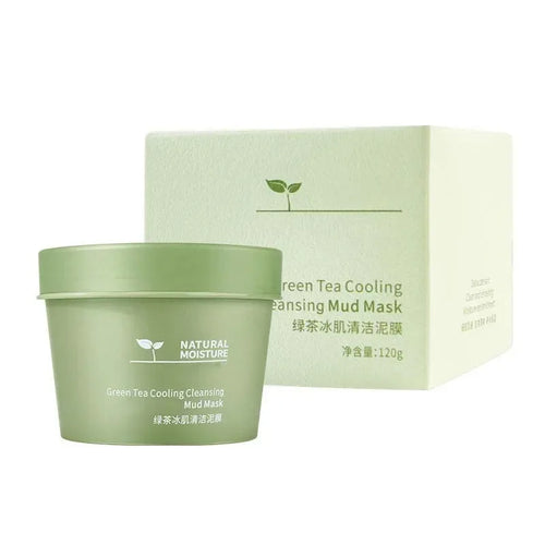 Green Tea Ice Mud Mask – Oil Control & Blackhead Removal
